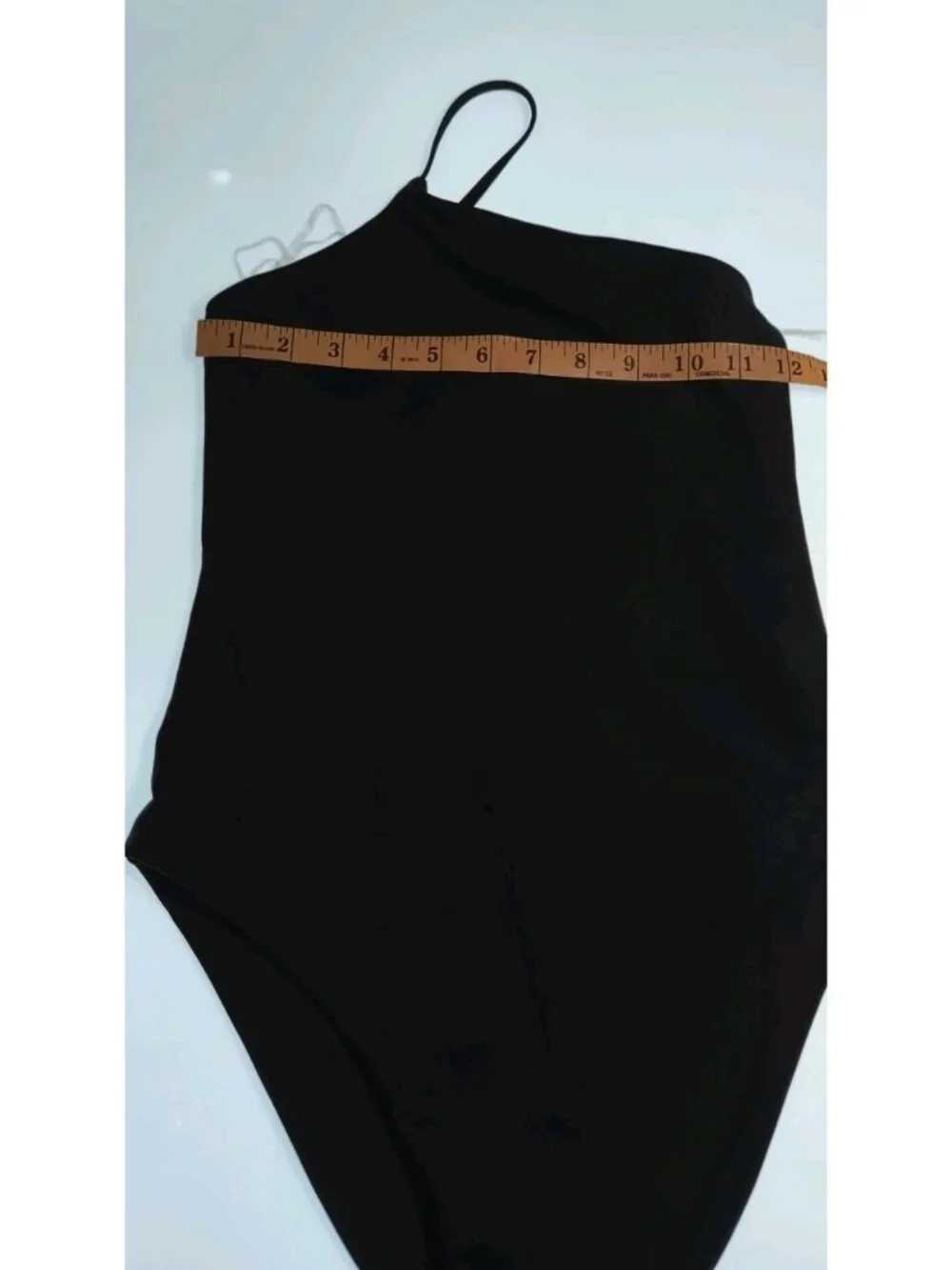 Alo Yoga Airlift Plie Bodysuit Black S One Shoulder High Cut Asymmetrical Strap